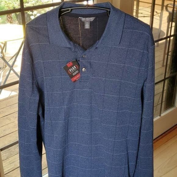 Van Heusen Van Heusen Flex Natural Stretch Collared 3 Buttoned Long Sle Size US L / EU 52-54 / 3 - 2 Thumbnail