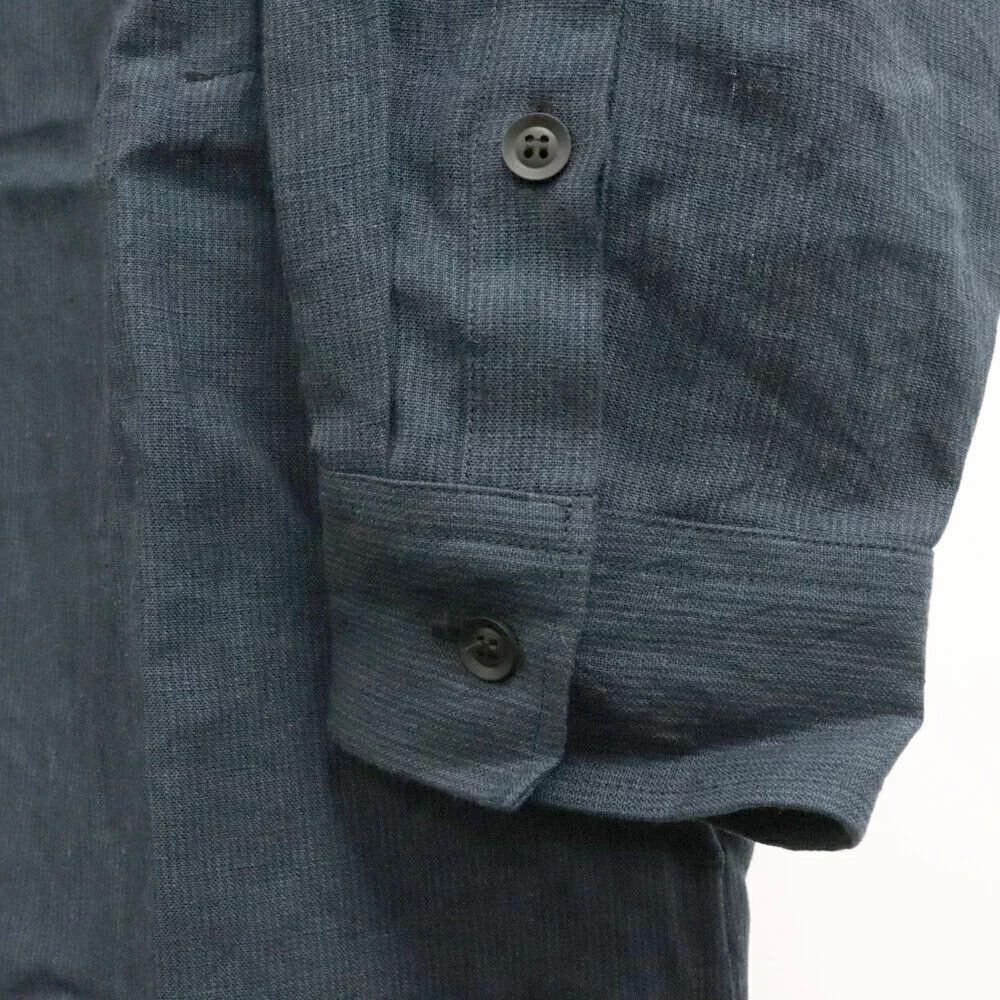 Yohji Yamamoto Yohji Yamamoto POUR HOMME 23SS Linen Long Sleeve Shirt Size US M / EU 48-50 / 2 - 6 Thumbnail