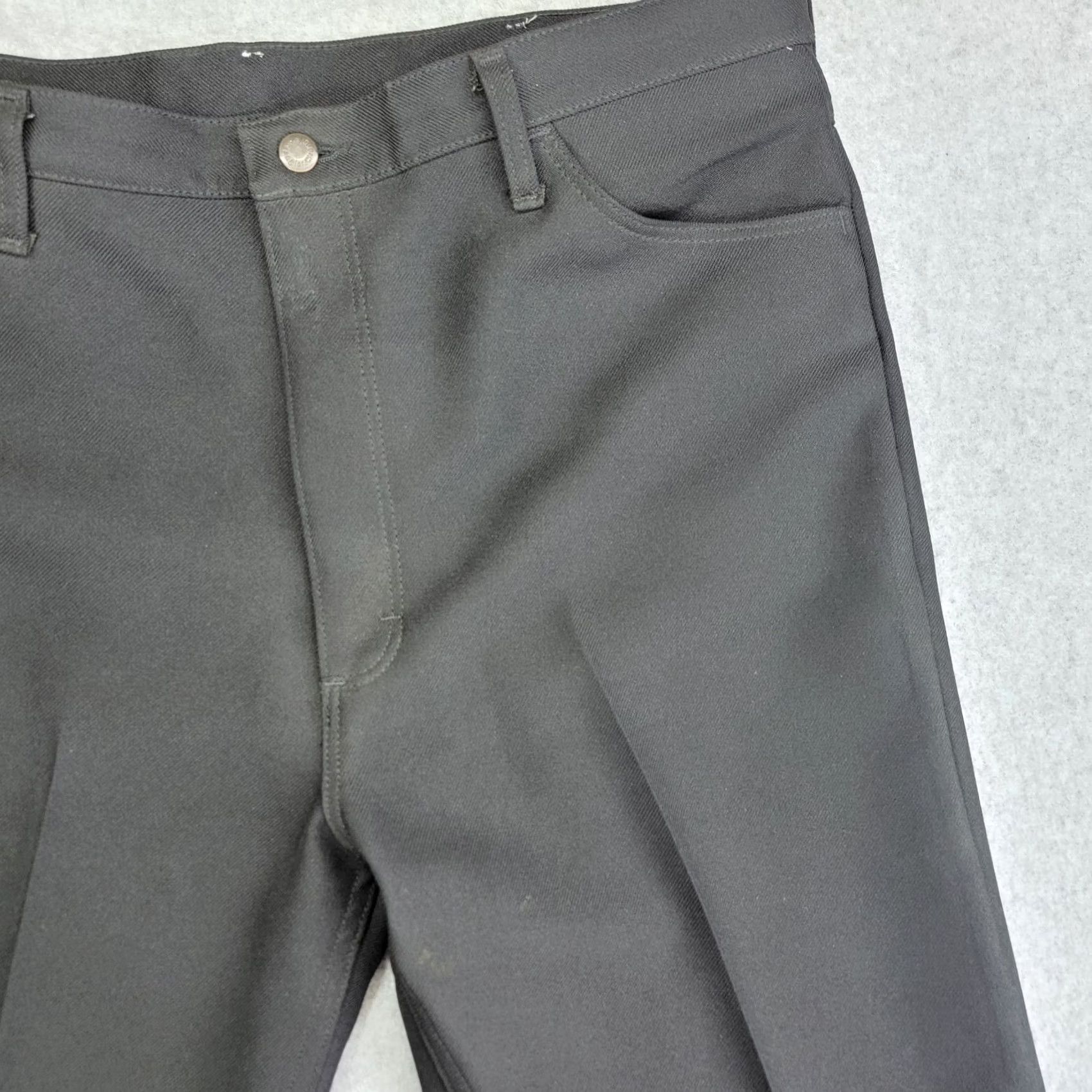 Wrangler VINTAGE Wrangler Jeans Mens W44 L30 Black Wrancher Trousers 82BK Polyester Denim Jeans 90s Mens Size US 44 / EU 60 - 5 Thumbnail