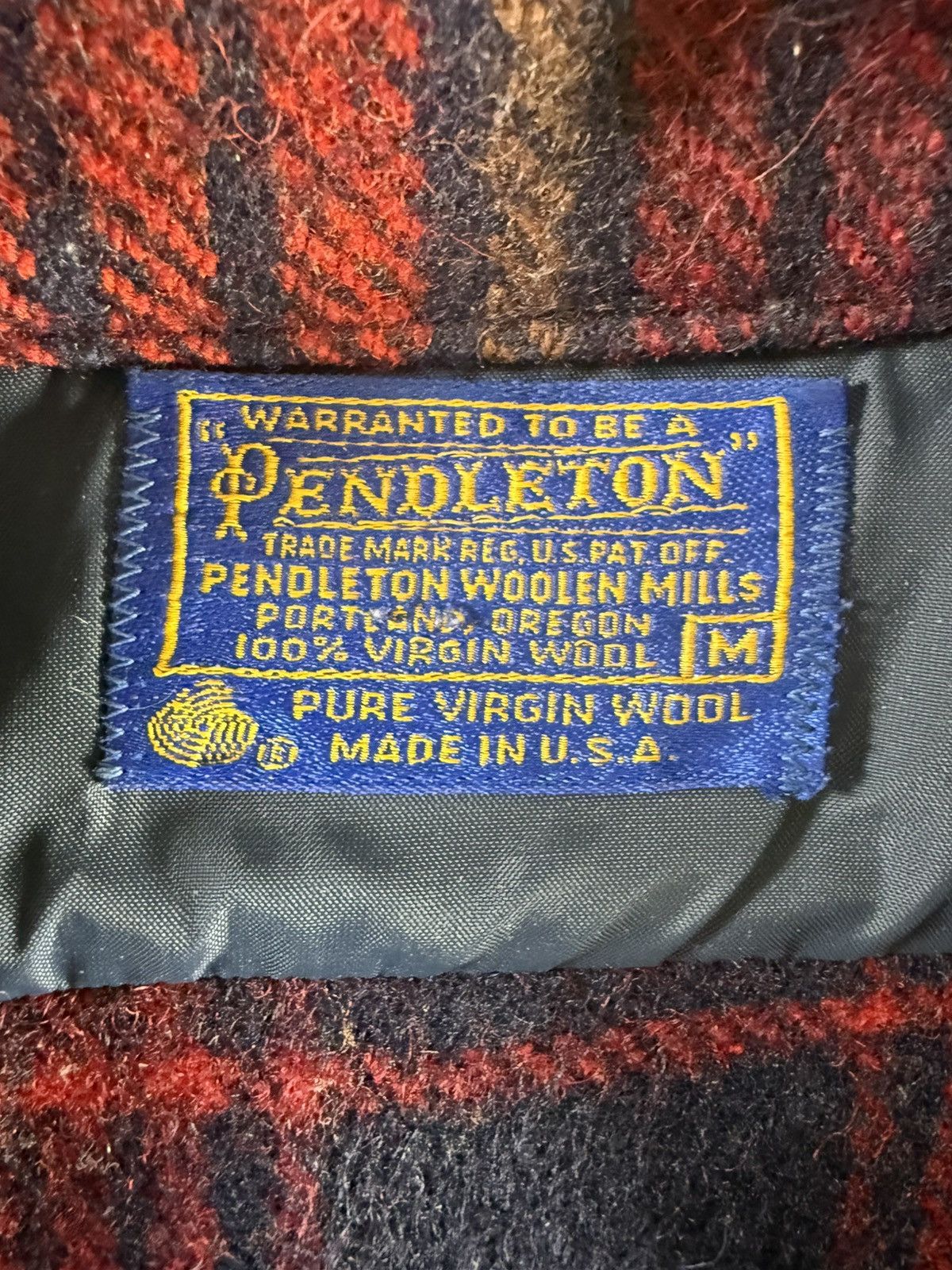 Pendleton Vintage Pendleton Wool Board Shirt Jacket USA Red Black M Size US M / EU 48-50 / 2 - 4 Thumbnail