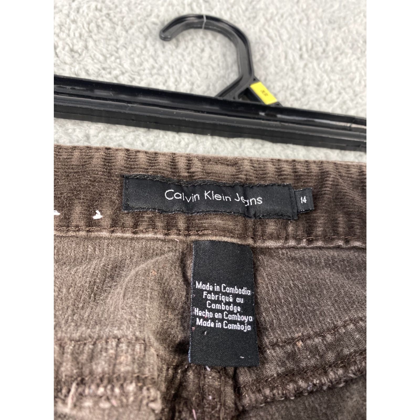 Calvin Klein VINTAGE? No. Calvin Klein Pants Corduroy Bootcut Women 14 Regular Inseam 29 Stretch Brown 42-22 Size 36" / US 14 / IT 50 - 4 Thumbnail