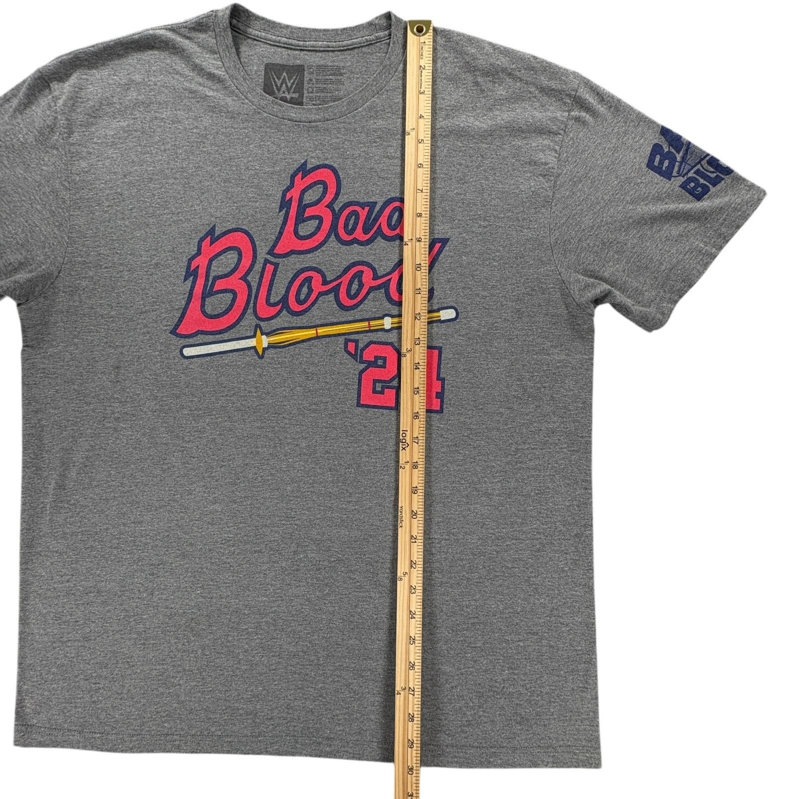 WWE WWE Bad Blood 2024 Atlanta 24 T Shirt Men XL Gray Atlanta Br Size US XL / EU 56 / 4 - 8 Thumbnail