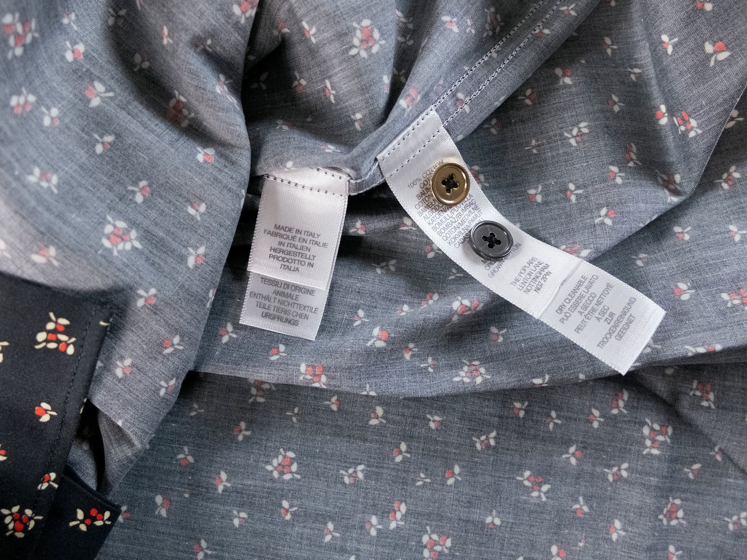 Paul Smith PAUL SMITH mainline black slim fit floral print shirt Medium Size US M / EU 48-50 / 2 - 7 Thumbnail