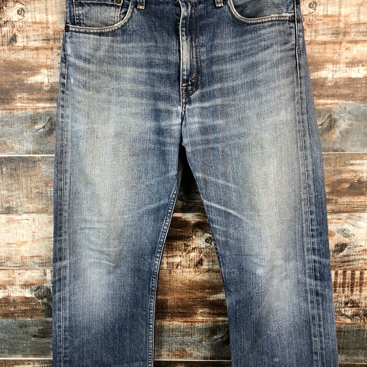Levi's DL Levis 505 Blue vintage Denim Pants #C198 Size US 33 - 5 Thumbnail