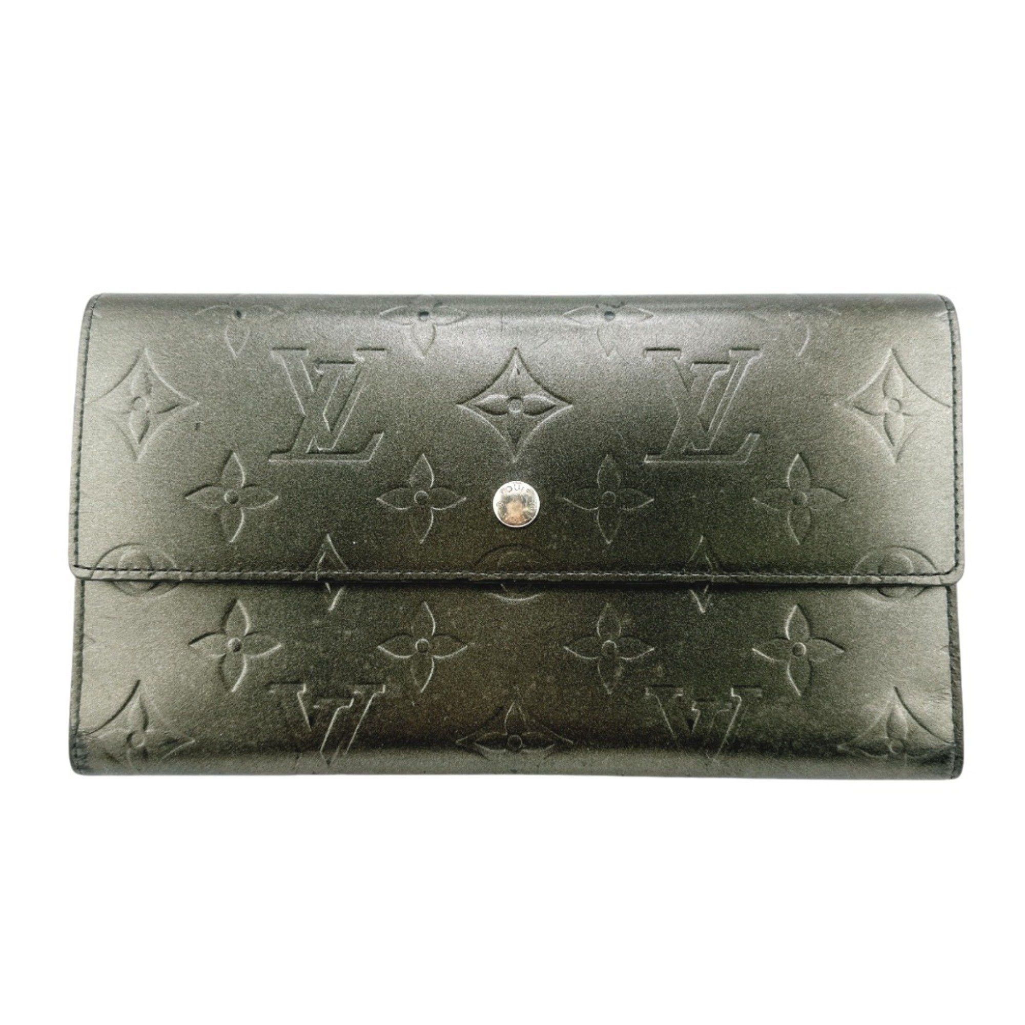 Louis Vuitton Louis Vuitton Tri-fold wallet Monogram Porfeuil Matte M65102 Noir Size ONE SIZE - 1 Thumbnail
