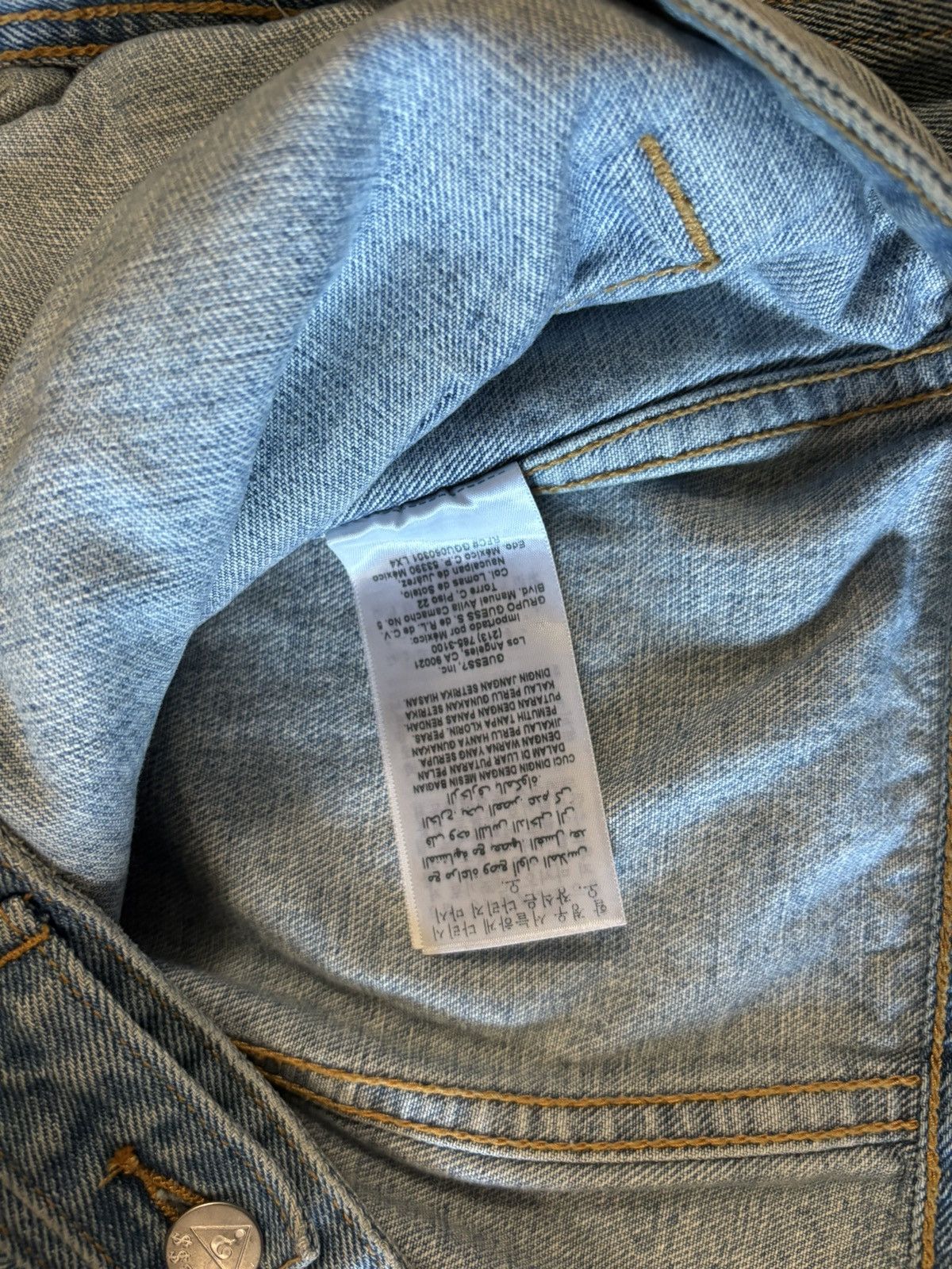 A$AP Rocky × Guess Guess x ASAP Rocky blue denim jacket Size S #denim Size US S / EU 44-46 / 1 - 5 Thumbnail