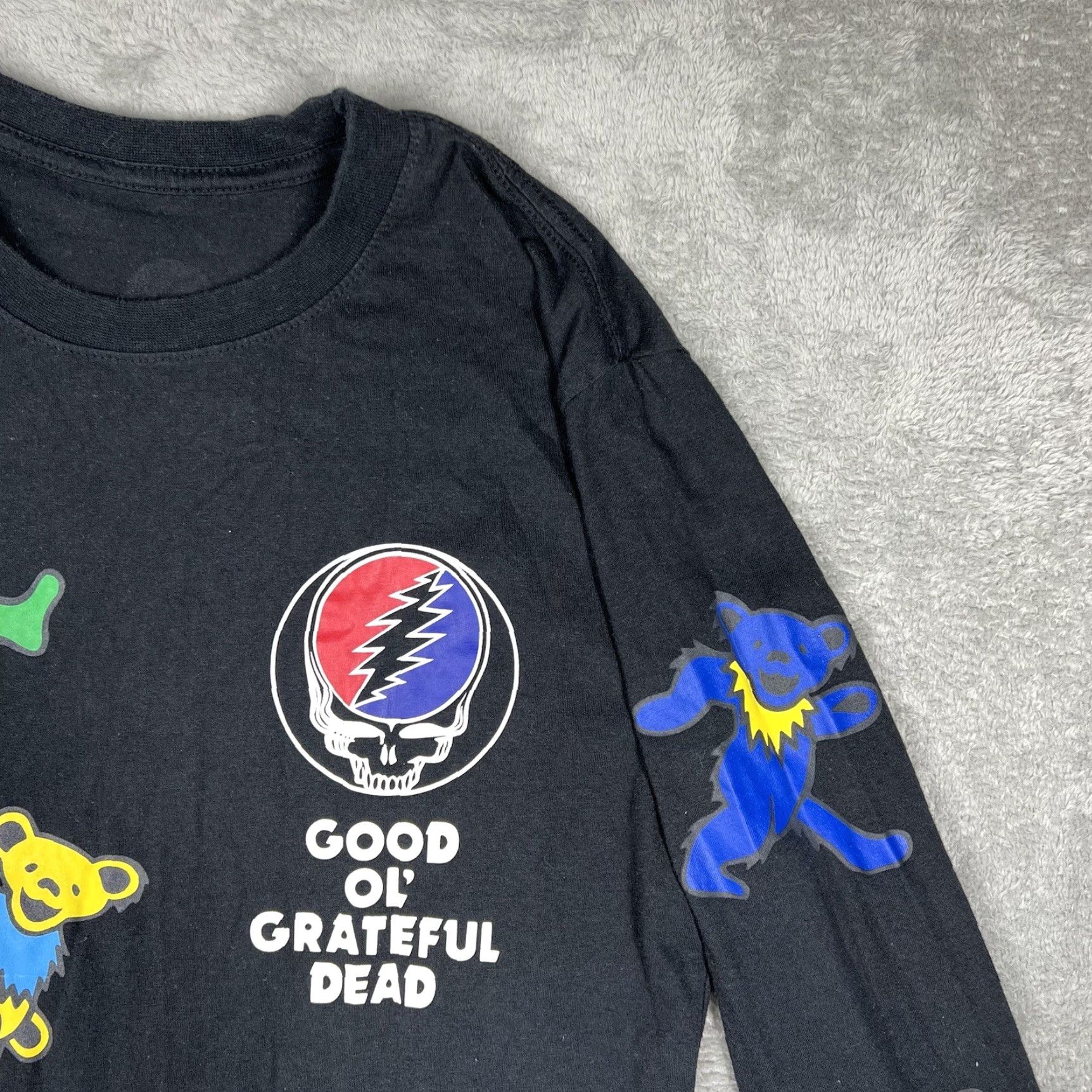Vintage GRATEFUL DEAD T-Shirt Adult Size Medium Black Long Sleeve Mens Size US M / EU 48-50 / 2 - 4 Thumbnail