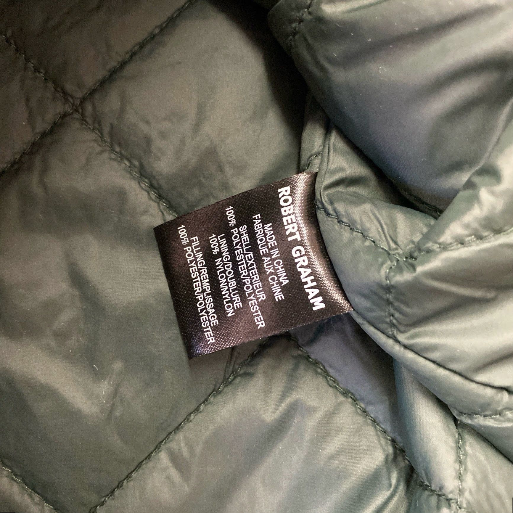 Robert Graham Robert Graham Quilted Field Jacket Green Mens Small Water Repellent NWT Size US S / EU 44-46 / 1 - 5 Thumbnail