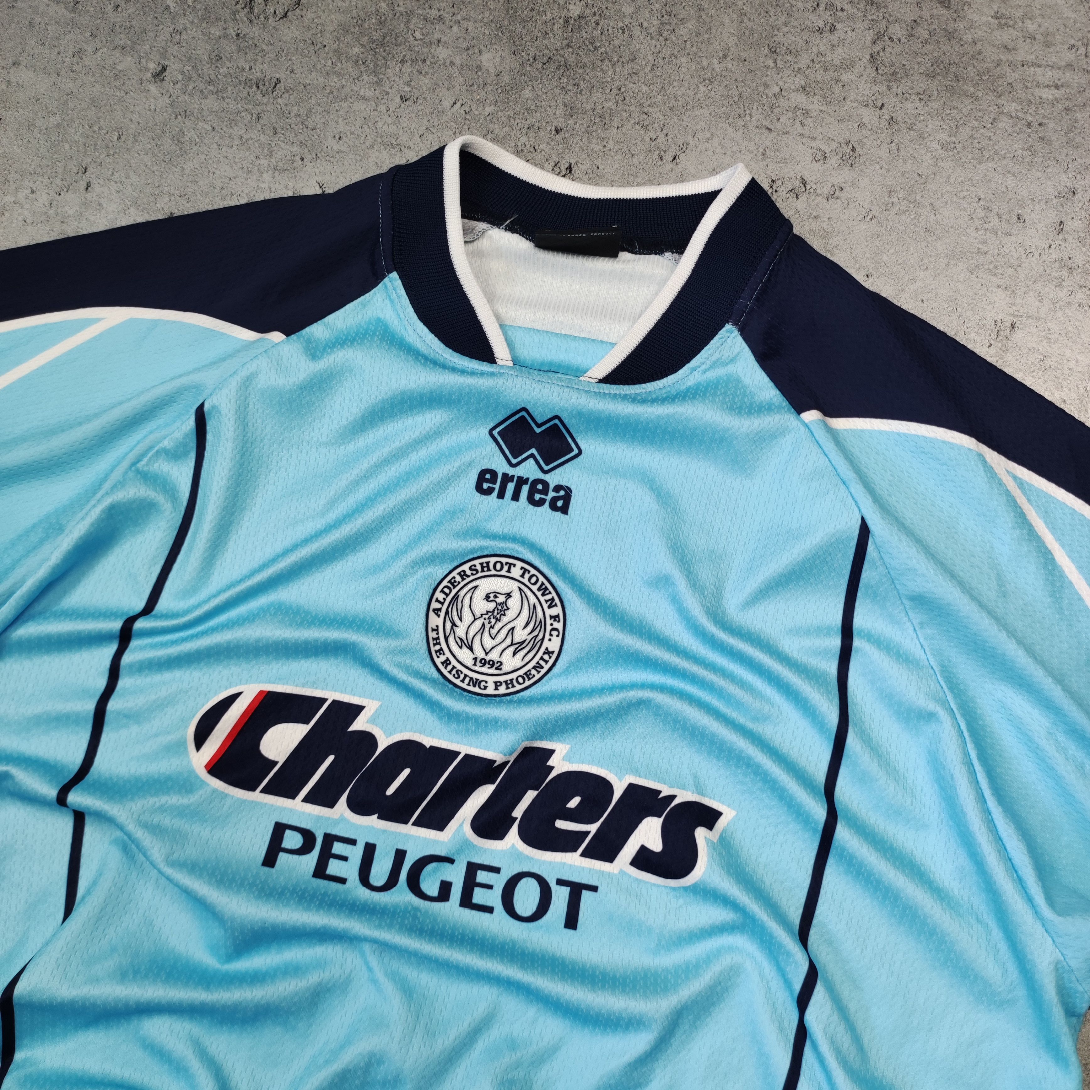 Vintage RARE Football Soccer Aldershot Town FC Peugot League Jersey Size US L / EU 52-54 / 3 - 4 Thumbnail