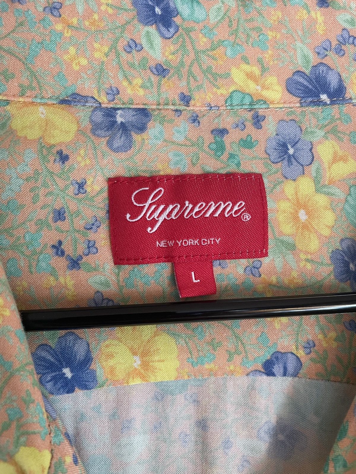 Supreme Supreme Rayon Floral Yellow Size US L / EU 52-54 / 3 - 3 Thumbnail