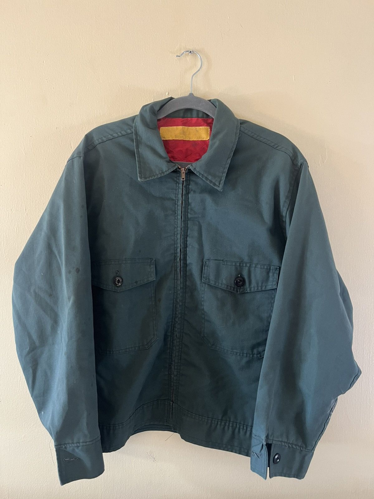Vintage Vtg 80s "Hickory High, Inc."Work Jacket Tag faded Size US L / EU 52-54 / 3 - 1 Thumbnail