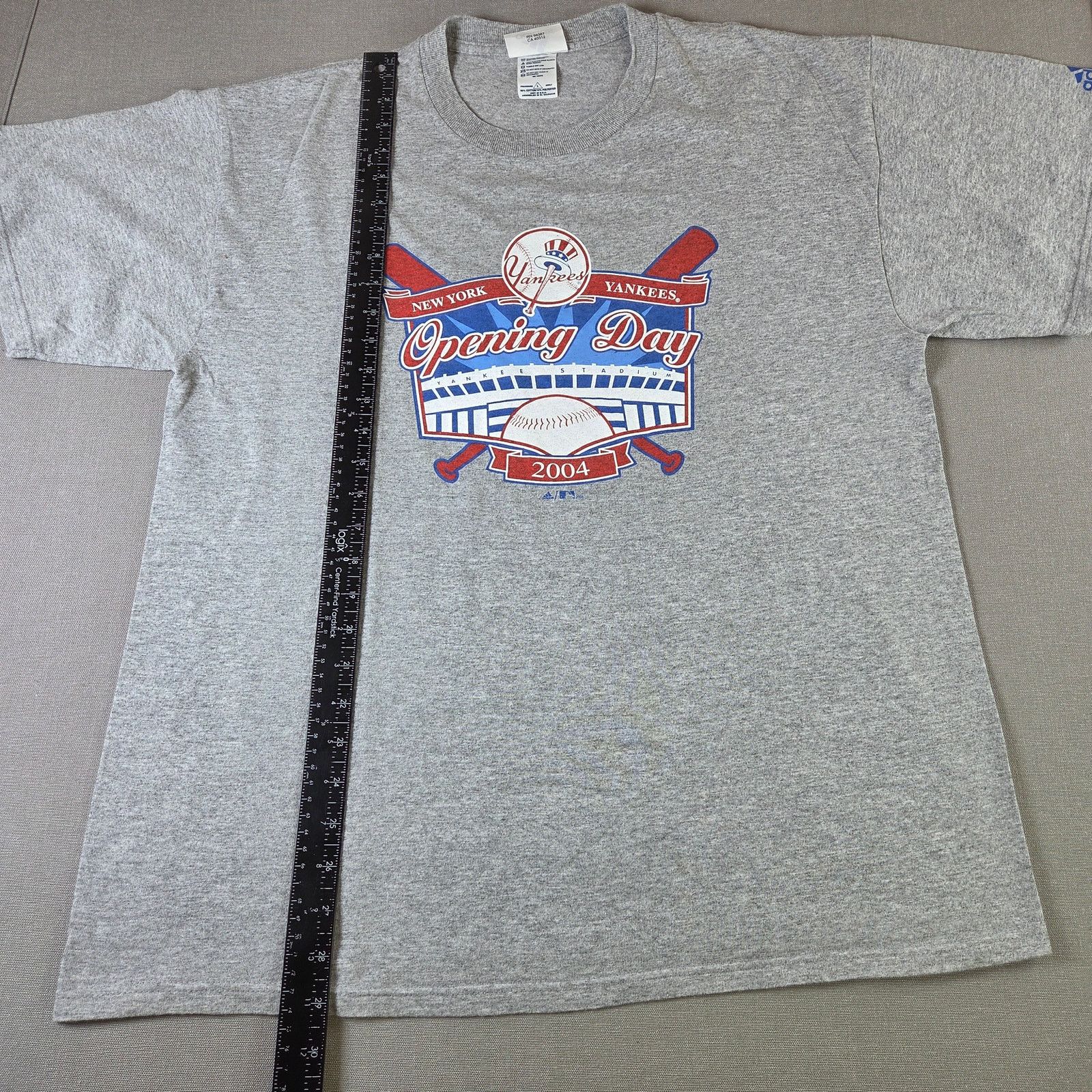 Adidas Adidas Yankees 2004 Opening Day T Shirt Size L Size US L / EU 52-54 / 3 - 7 Thumbnail