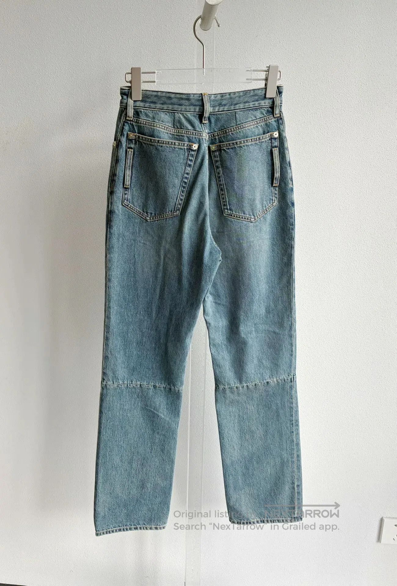 Louis Vuitton Louis Vuitton 24 Ski Blue Straight Jeans. Size 35" - 3 Thumbnail