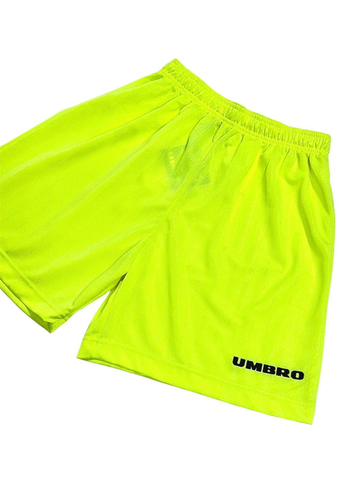 Umbro New! Vintage 90s Umbro Striped Embroidered Neon Size US 30 / EU 46 - 1 Thumbnail