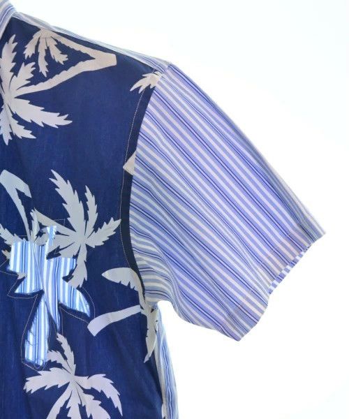Comme des Garcons SHIRT Shirt Stripes Coconut Tree design button up Blue x white Size US XS / EU 42 / 0 - 5 Thumbnail