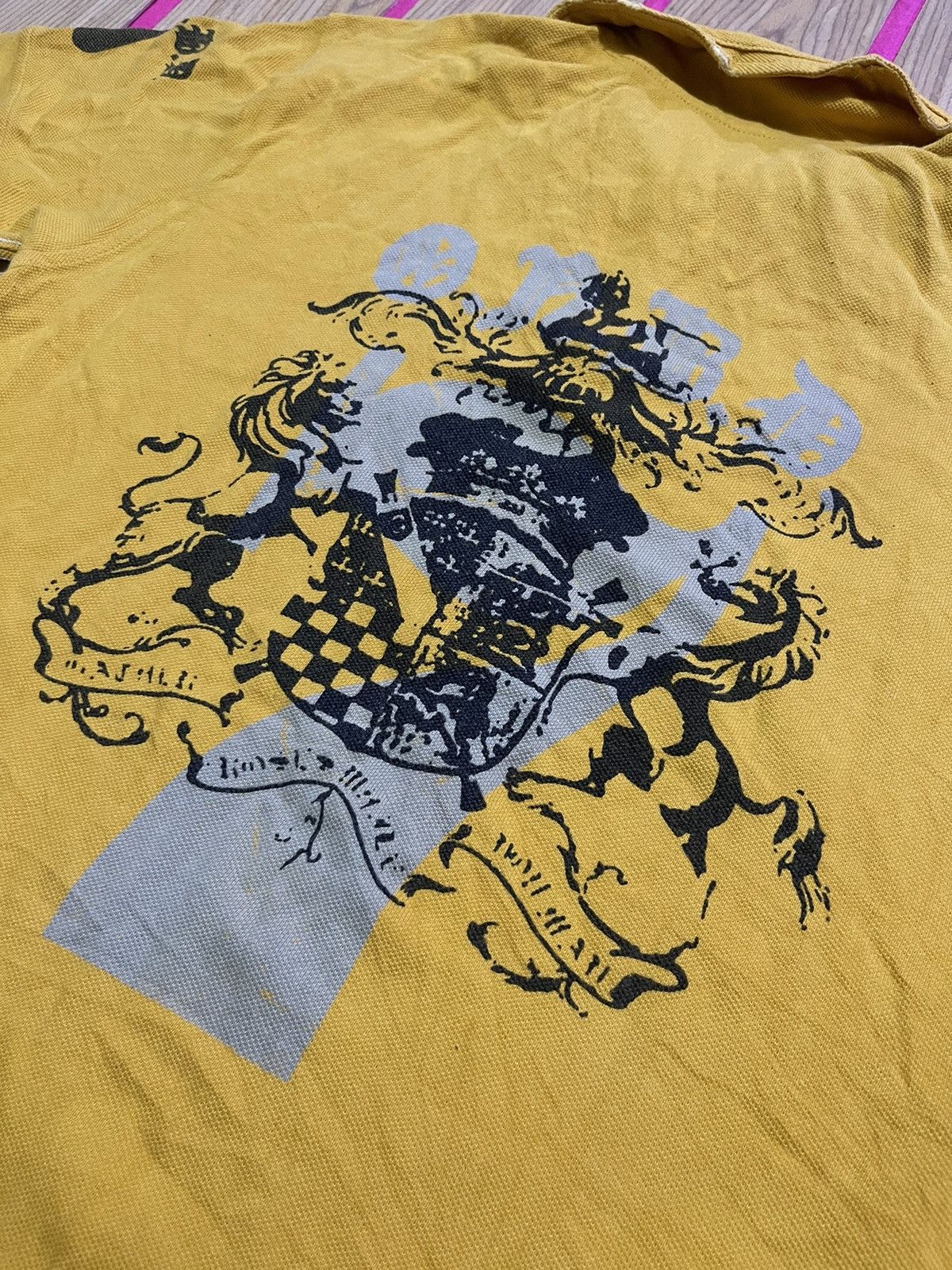 If Six Was Nine Y2K ON BOARD polo tshirt motif skull vintage style Size US M / EU 48-50 / 2 - 5 Thumbnail