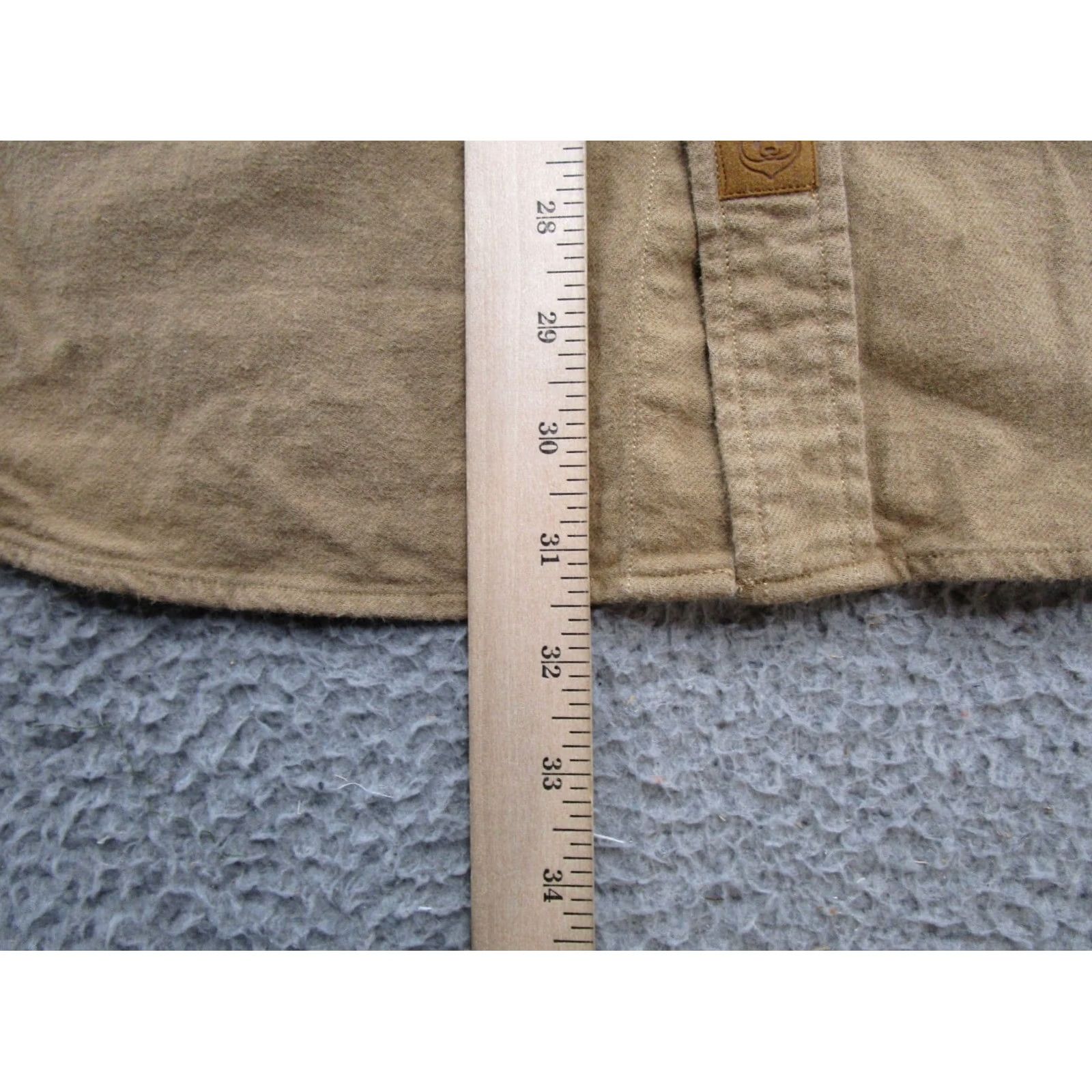 Vintage Dubinik Customized Version Flannel Shirt Brown 2XL Button-Up Shirt Western Cowboy Casual Workwear Mens Size US XXL / EU 58 / 5 - 7 Thumbnail
