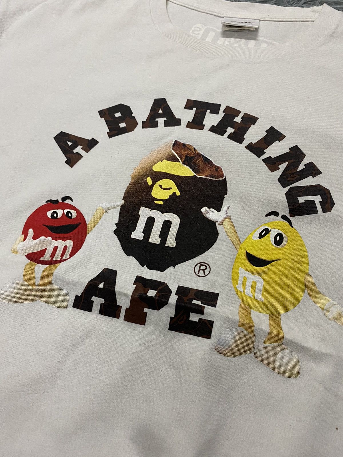 Bape Bape X M&M College Tee Size US XL / EU 56 / 4 - 3 Thumbnail