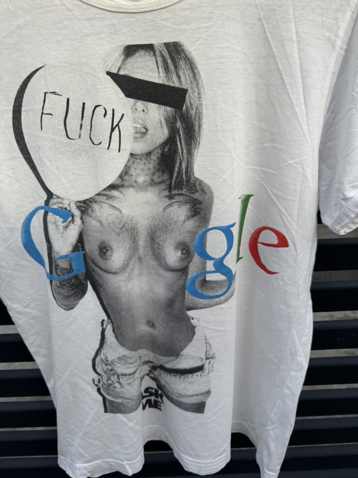 Other Fuck Google Nude Girl Shirt Size US M / EU 48-50 / 2 - 4 Thumbnail