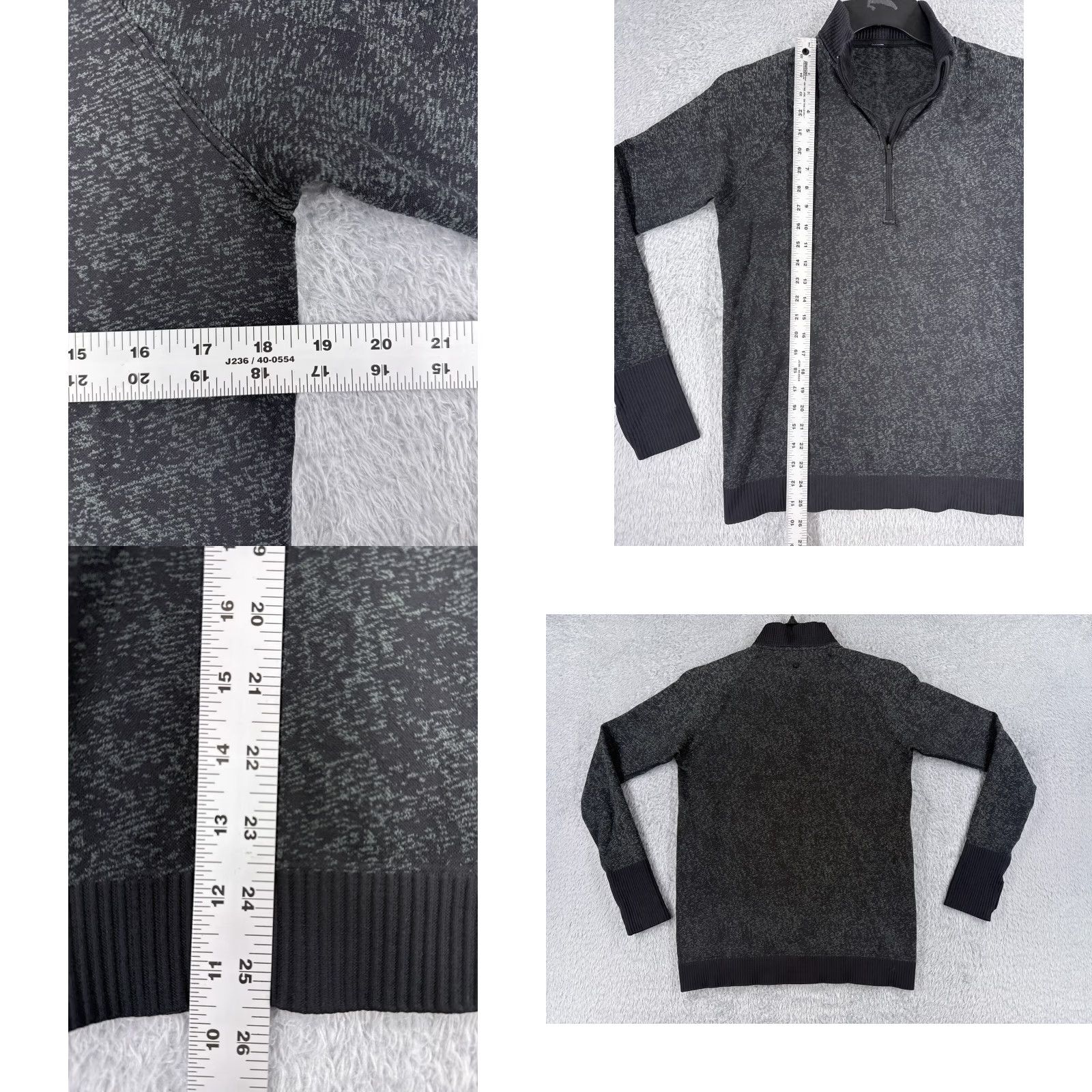 Lululemon Lululemon Sweater Women 8 Black Rest Less 1/2 Zip Mock Neck Run Running W3ATLS Womens Size M / US 6-8 / IT 42-44 - 8 Thumbnail