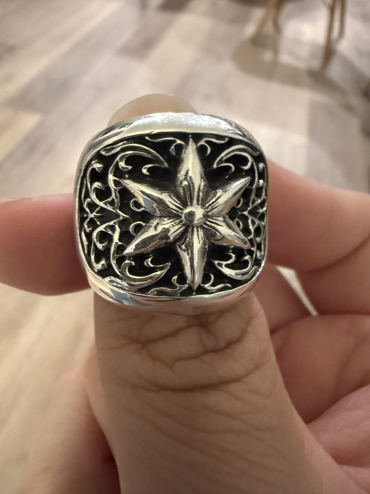 Chrome Hearts Chrome Hearts Star Pentagon Ring | Grailed