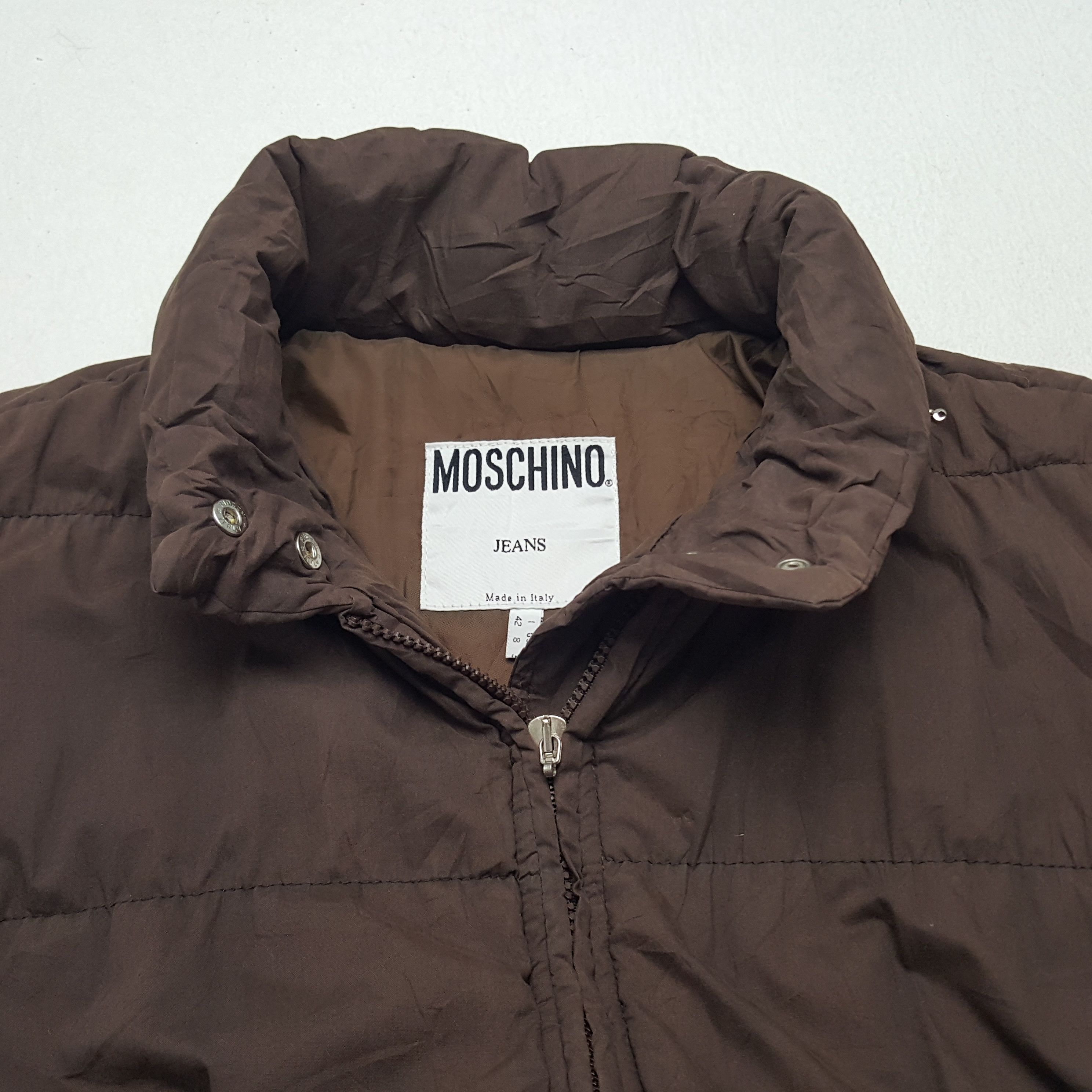 Moschino × Vintage Vintage MOSCHINO Jeans Puffer Jacket Size M / US 6-8 / IT 42-44 - 3 Thumbnail
