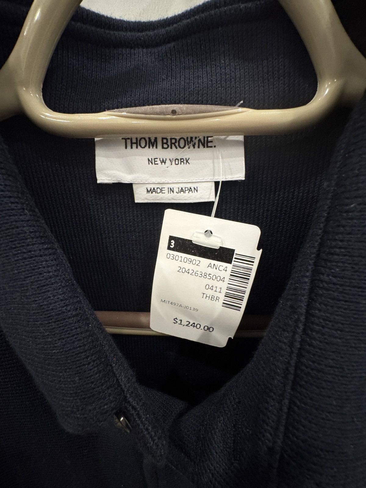 Thom Browne Thom Browne RWB-stripe cotton shirt jacket Size US S / EU 44-46 / 1 - 3 Thumbnail