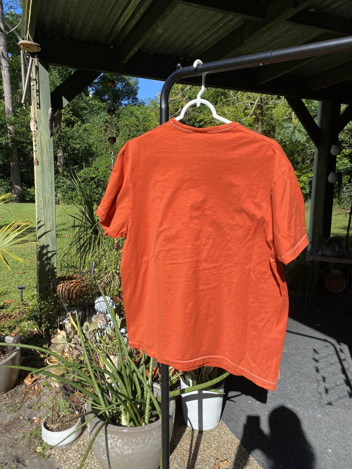 Abercrombie & Fitch Vintage Single Stitch AE Warriors Orange Tee Large Size US L / EU 52-54 / 3 - 6 Thumbnail