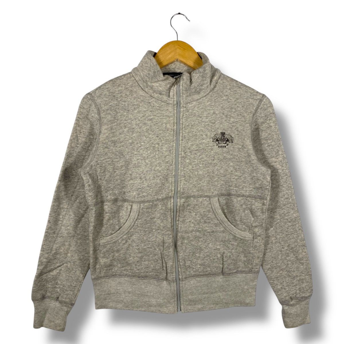 Zucca Vintage ZUCCA Small Logo Zipper Jacket Sweater Medium Size Size M / US 6-8 / IT 42-44 - 1 Thumbnail