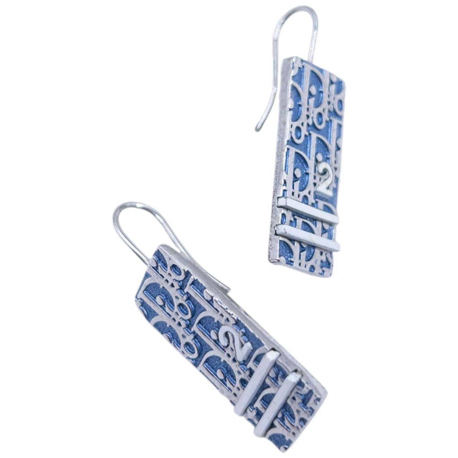 Christian Dior Monsieur Vintage Dior Monogram Number Earrings Size ONE SIZE - 5 Thumbnail