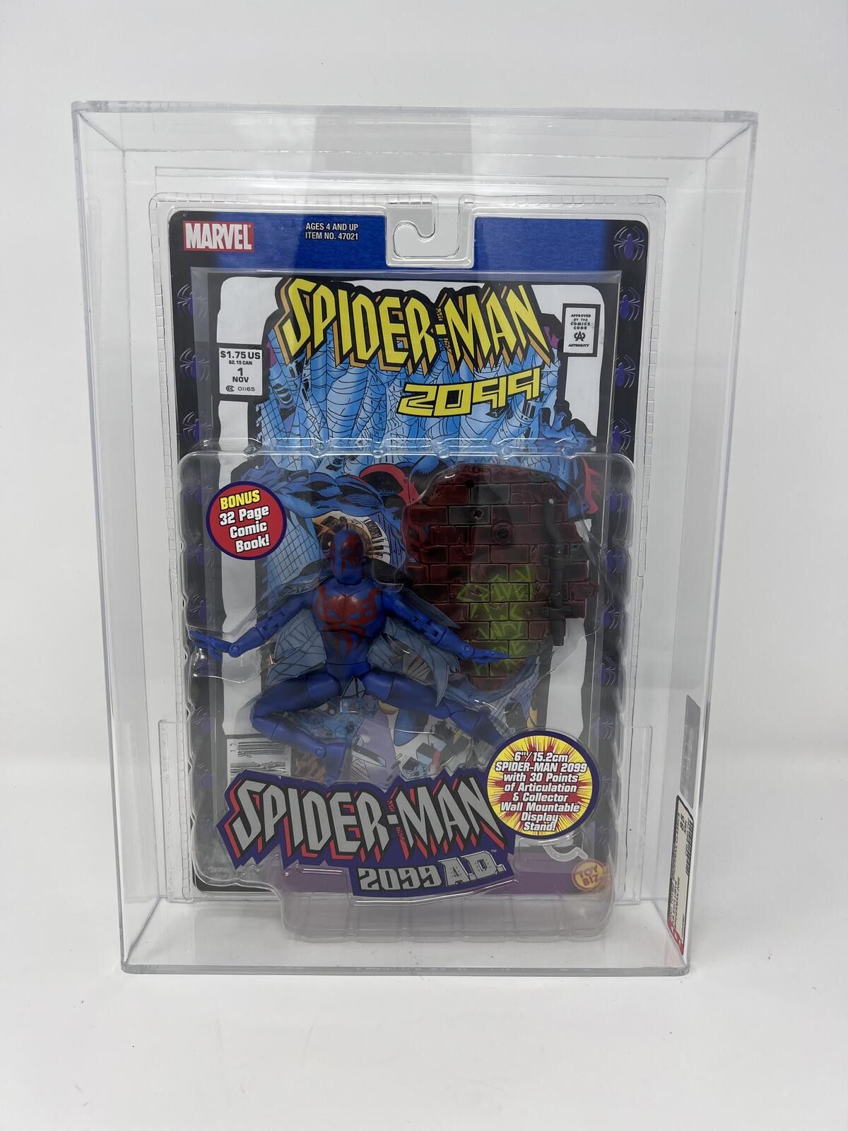 Marvel Comics Spider-Man 2099 AFA 85 Graded KB Exclusive Marvel Legends Size ONE SIZE - 3 Thumbnail