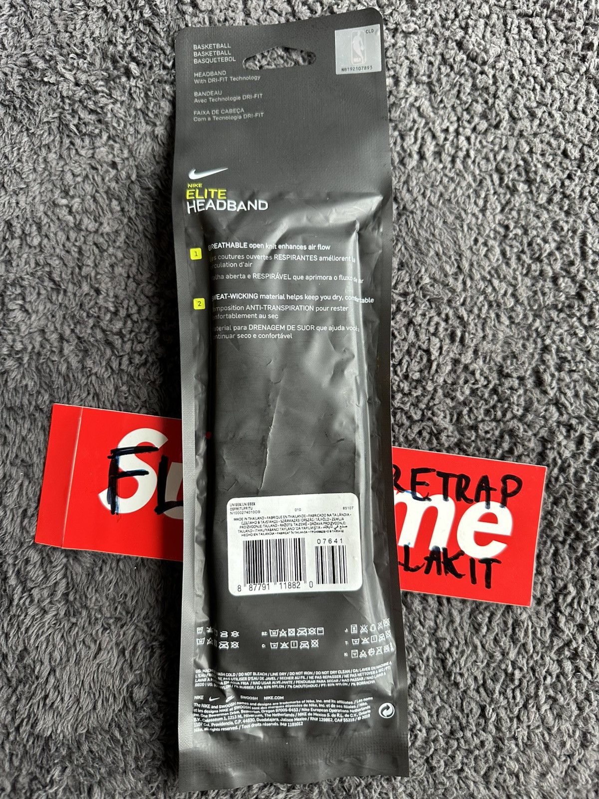 Supreme Supreme x Nike NBA Headband Size ONE SIZE - 4 Thumbnail