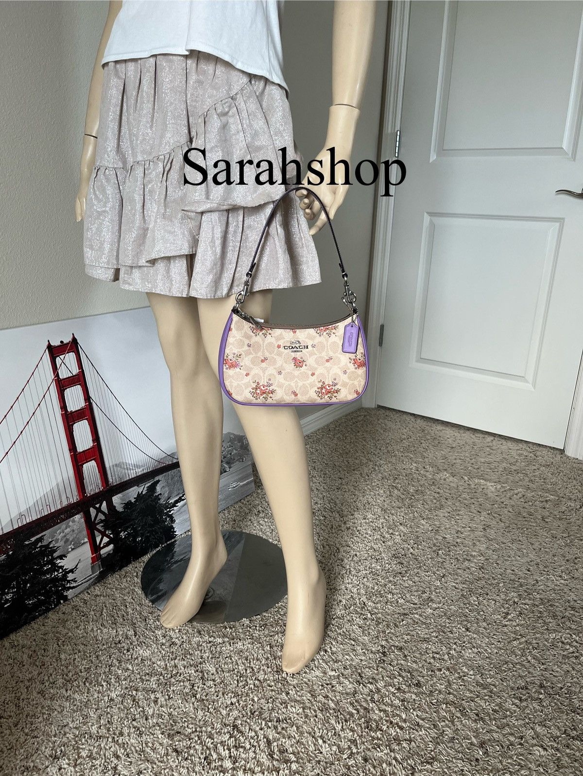Coach Coach Teri Shoulder Bag In Signature Floral Printed Size ONE SIZE - 12 Thumbnail