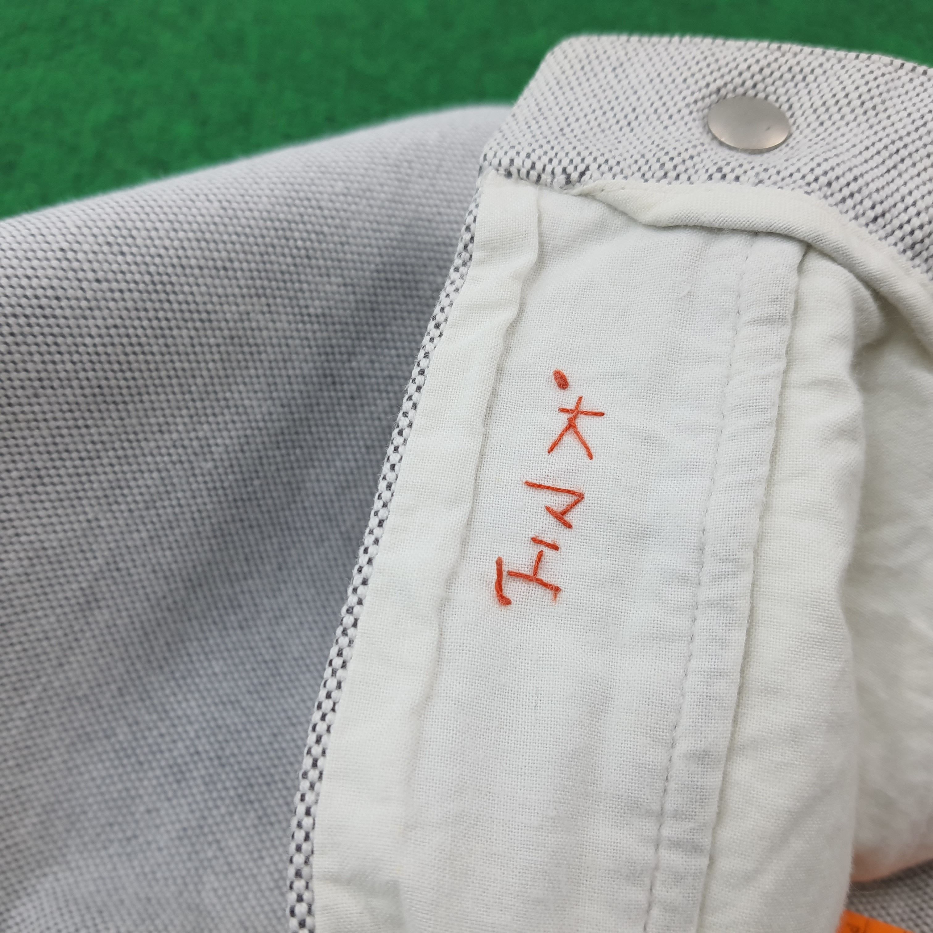 Designer × Hermes × Vintage Vintage Hermes Paris Designer Denim Pants Size US 26 / EU 42 - 11 Thumbnail