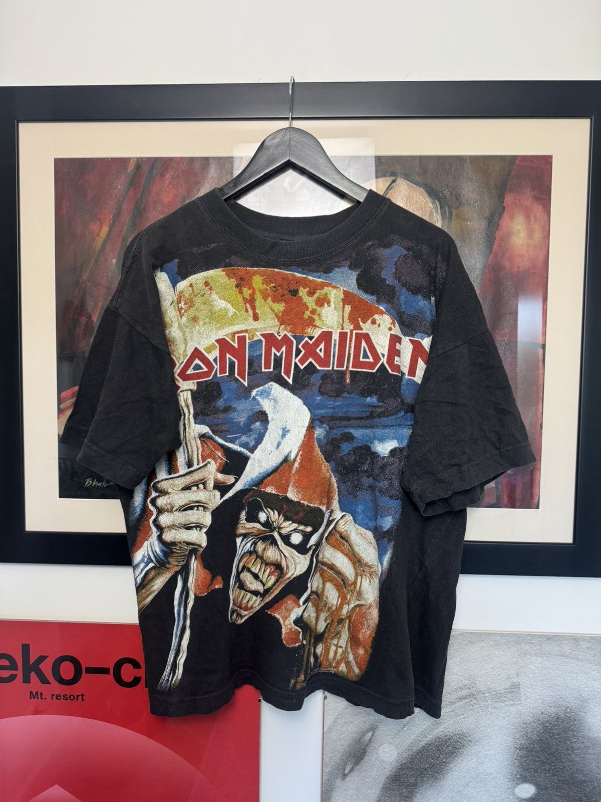 Vintage 90s Iron Maiden Band Tee Rare Heavy Metal Streetwear