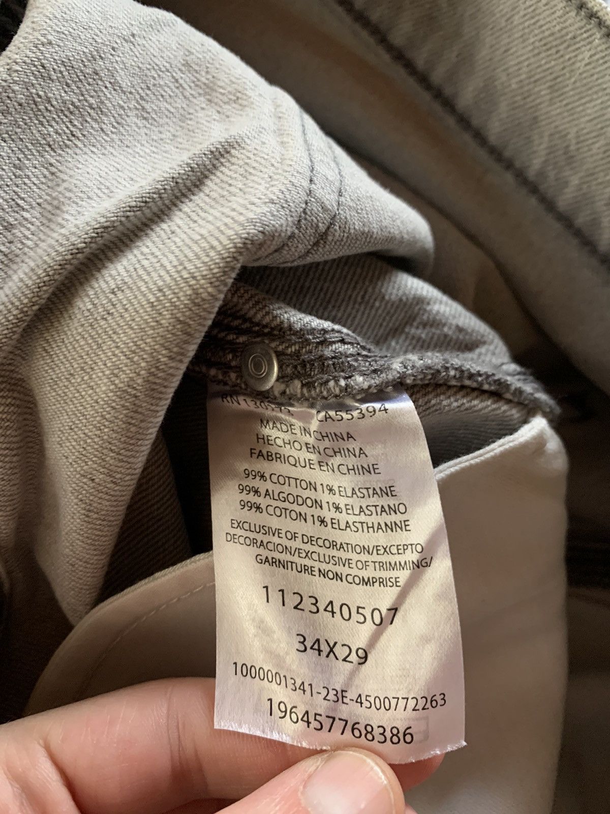 Designer × Lee *RARE* New Lee Double-Knee 2-Tone Carpenter Denim Jeans Size US 34 / EU 50 - 10 Thumbnail