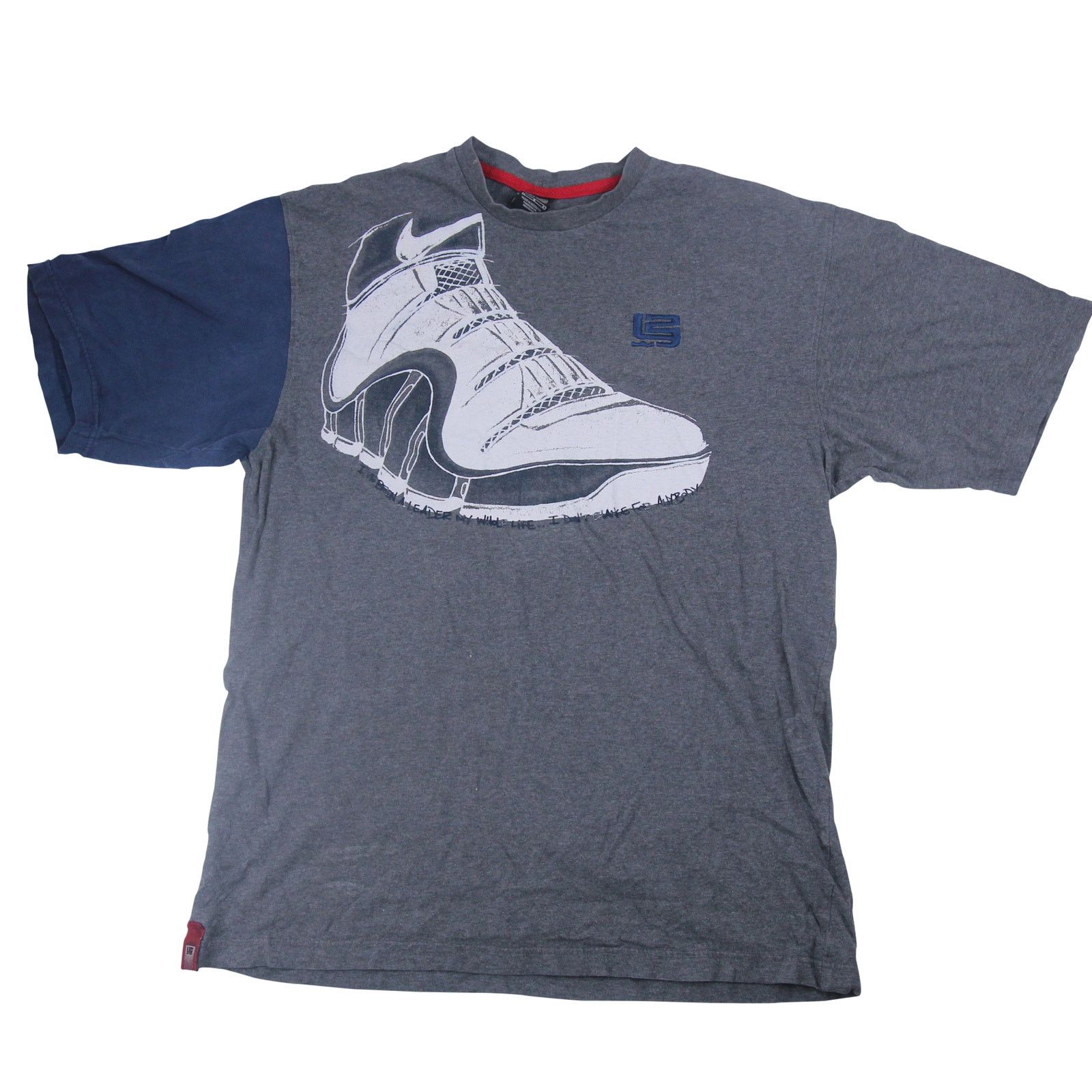 Nike × Vintage Vintage Y2k Nike Lebron Air Zoom 4 Graphic T Shirt Size US L / EU 52-54 / 3 - 1 Thumbnail