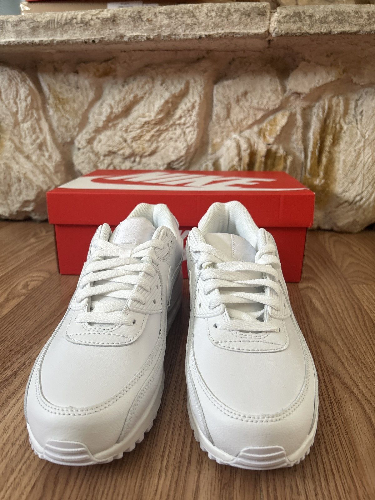 Nike Nike Air Max 90 LTR White Size US 9.5 / EU 42-43 - 3 Thumbnail