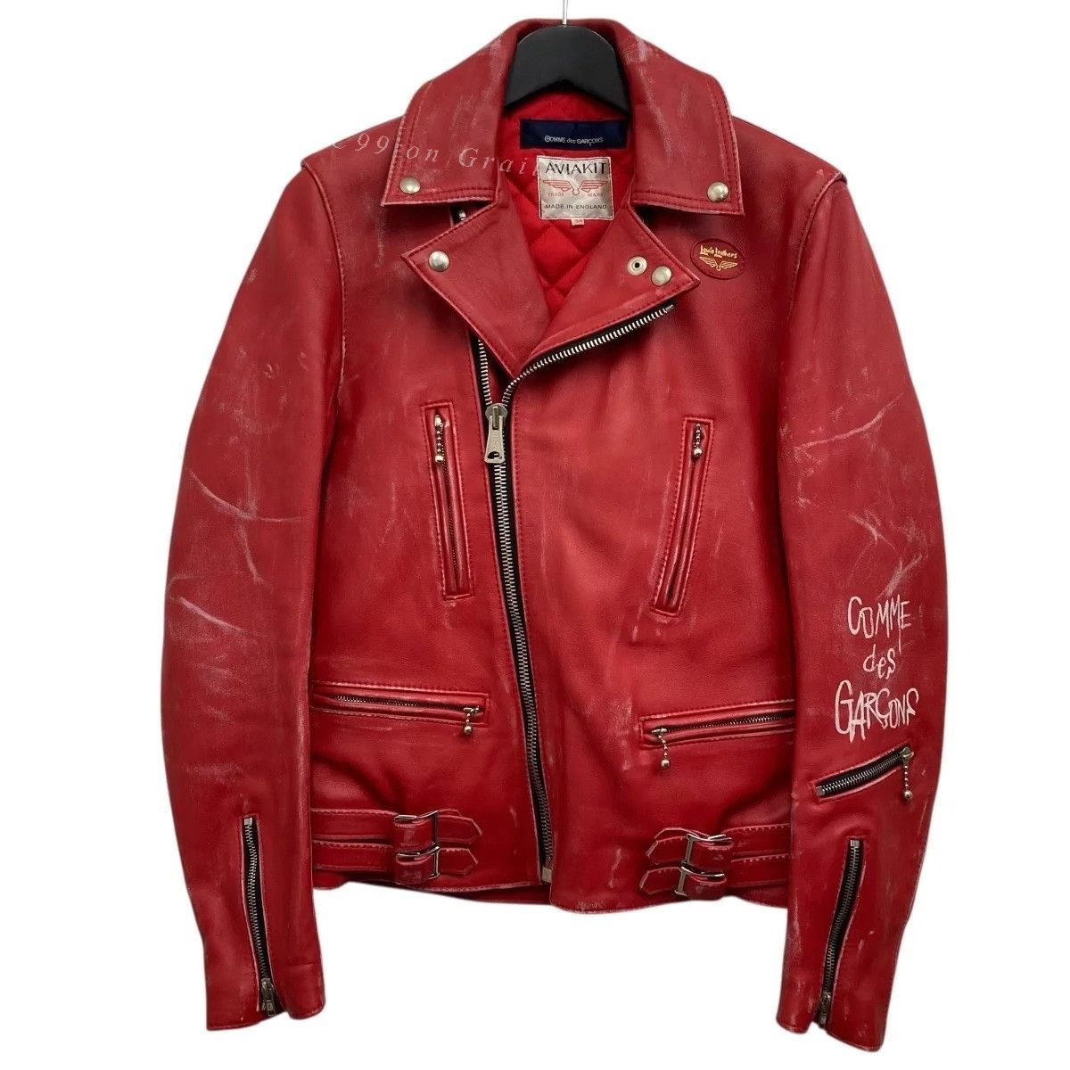 Comme des Garcons CDG x Lewis Leather Jacket. | Grailed