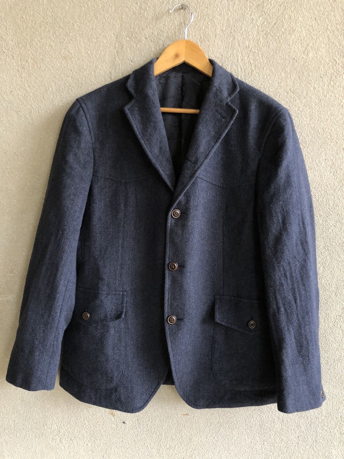 Kansai Yamamoto Kansai Yamamoto wool blazer Jacket Size US M / EU 48-50 / 2 - 1 Thumbnail