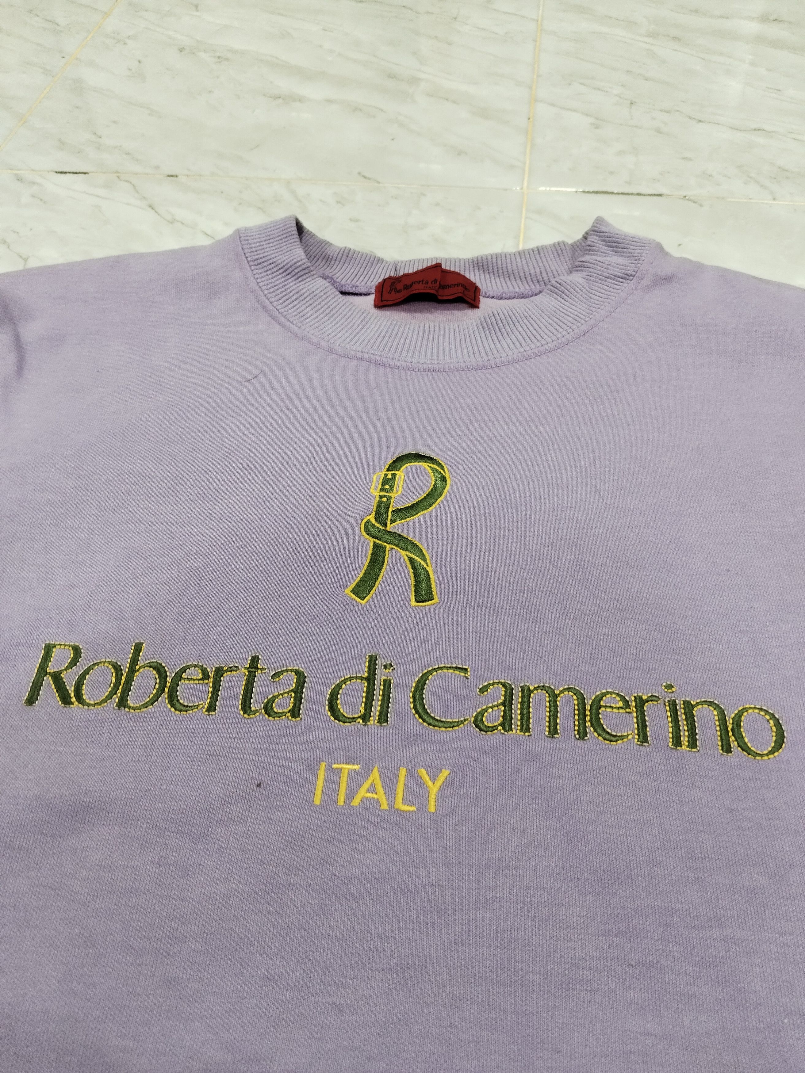 Roberta di Camerino Vintage Roberta Di Camerino Embroidery Logo Sweatshirt Size US M / EU 48-50 / 2 - 4 Thumbnail
