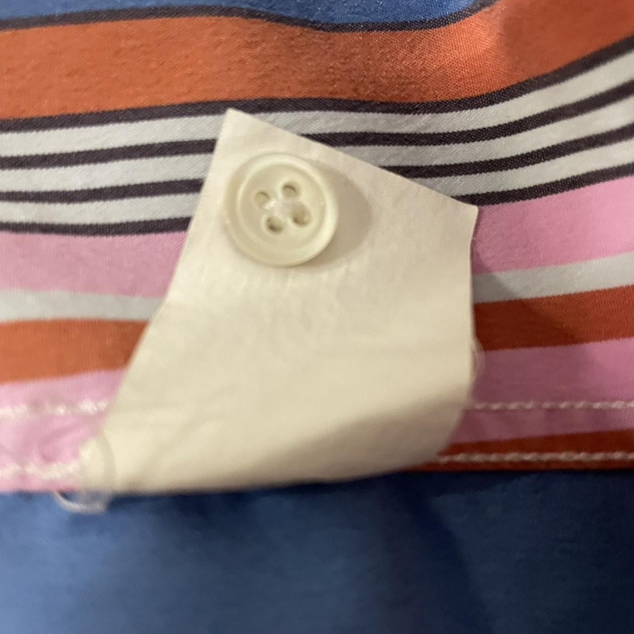 Other Eclettica Milano Vintage 90s Striped Cotton Midi Size M / US 6-8 / IT 42-44 - 8 Thumbnail