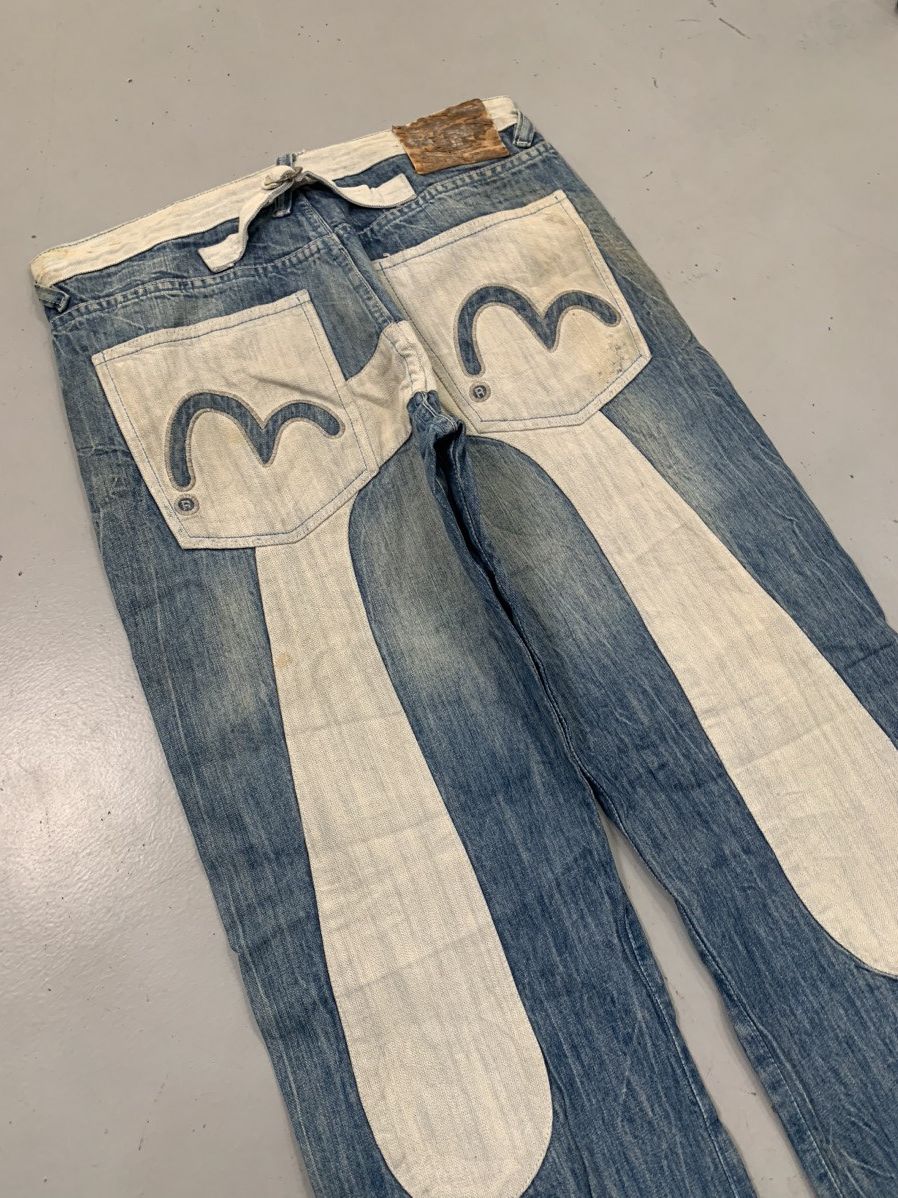 Japanese Brand Vintage Evisu inspired denim Size US 32 / EU 48 - 4 Thumbnail