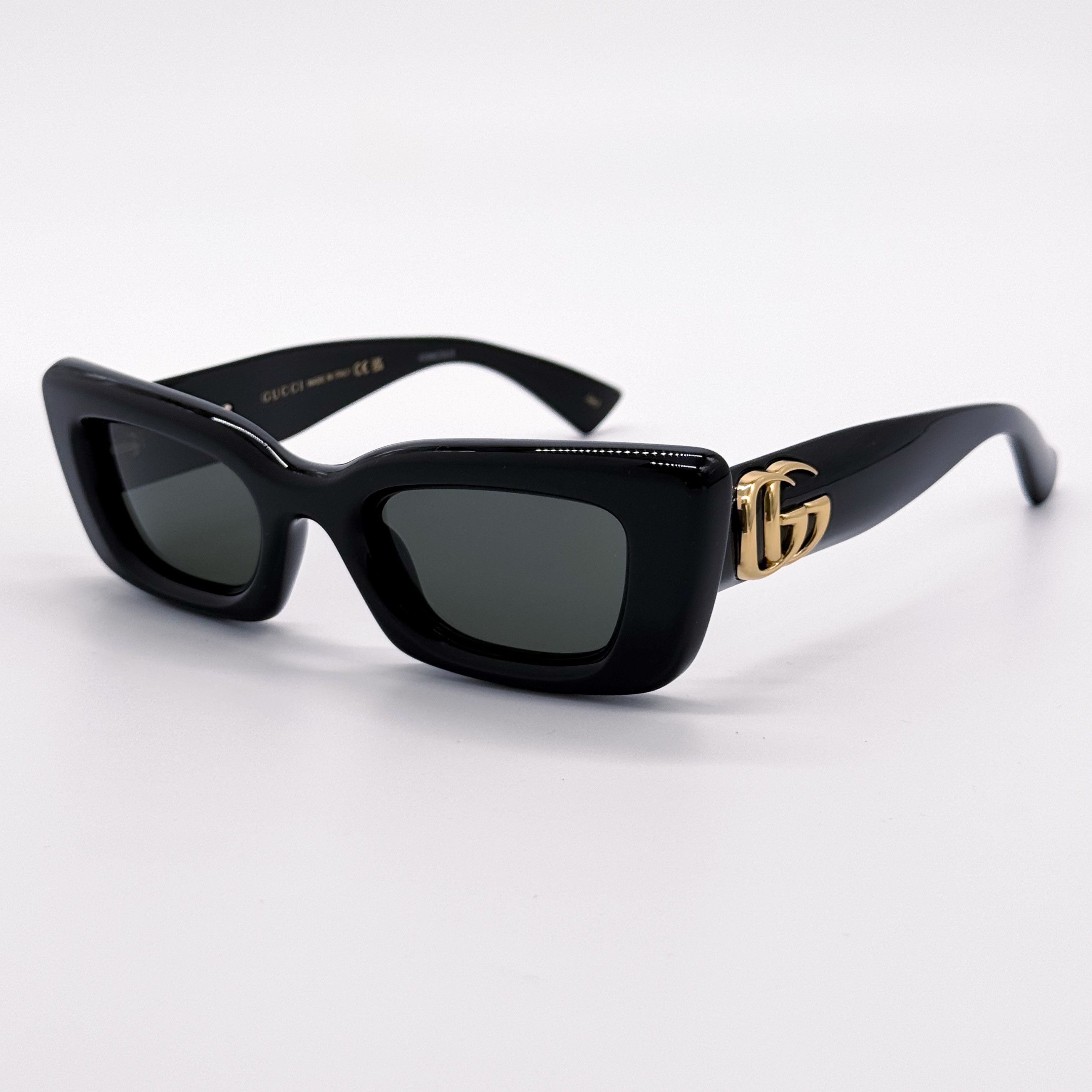 Gucci NEW GUCCI GG1827S 001 SHINY BLACK WOMEN SUNGLASSES Size ONE SIZE - 3 Thumbnail