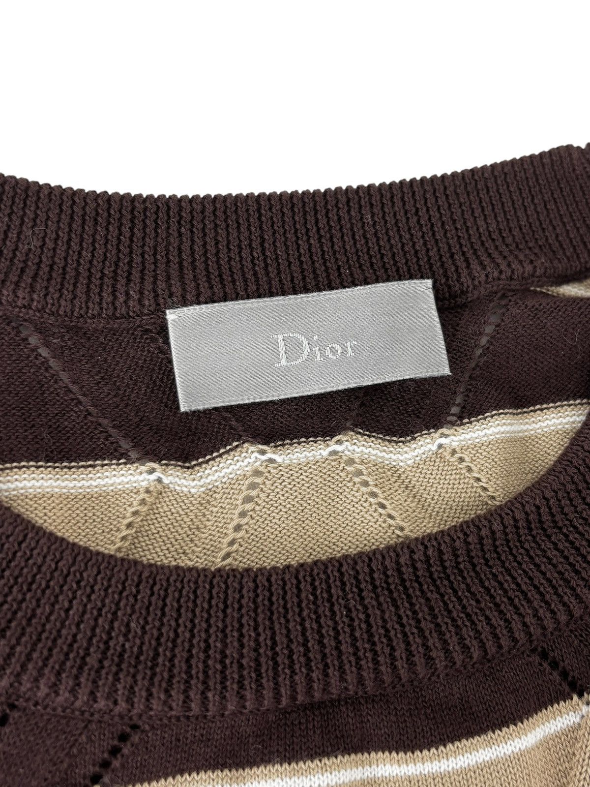 Dior S/S 2018 Sample Knit Sweater Vest (SS18, Homme) Size US M / EU 48-50 / 2 - 6 Thumbnail