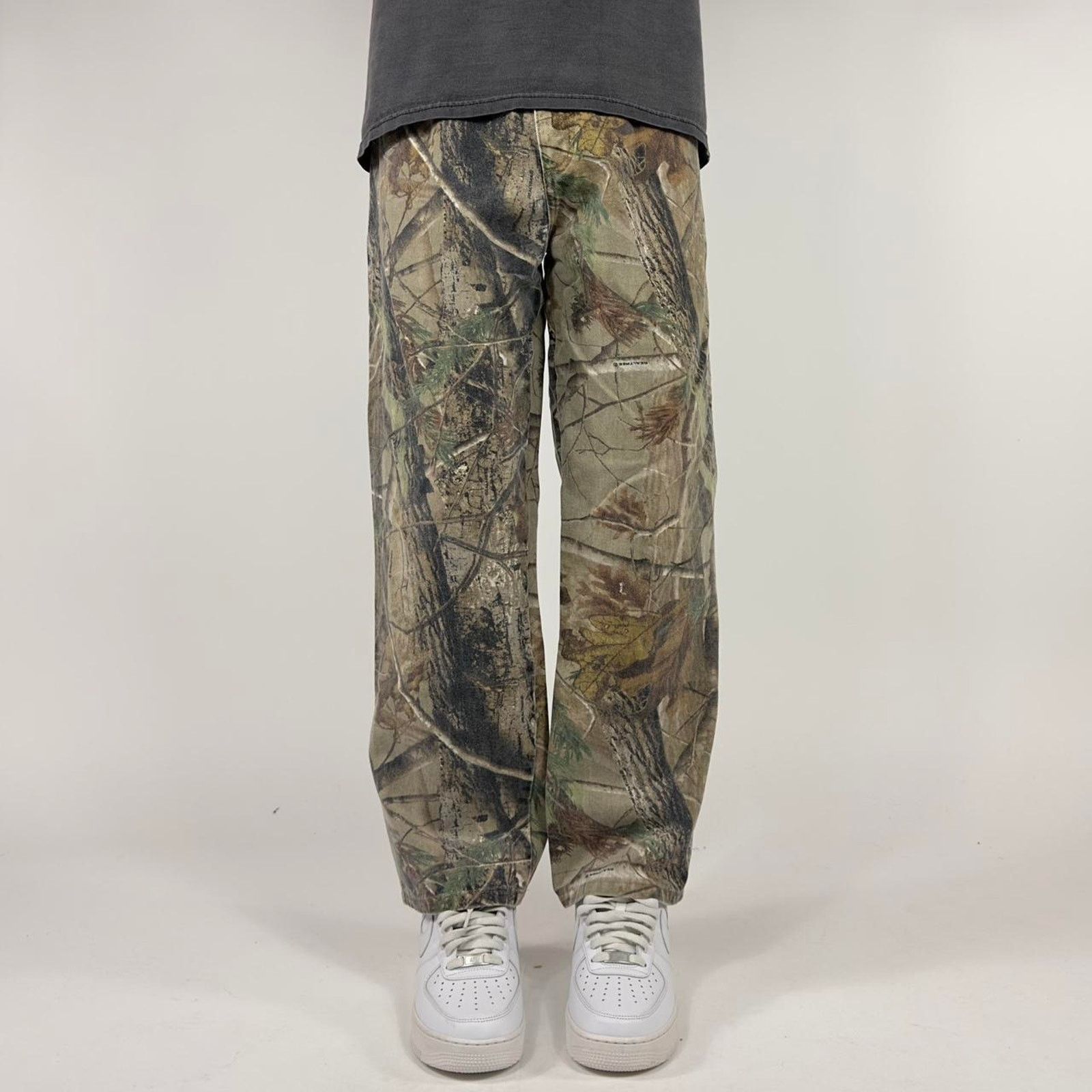 Realtree RealTree Y2K Cyber Wide-Leg Camouflage Canvas Denim Pants Size US 34 / EU 50 - 1 Thumbnail
