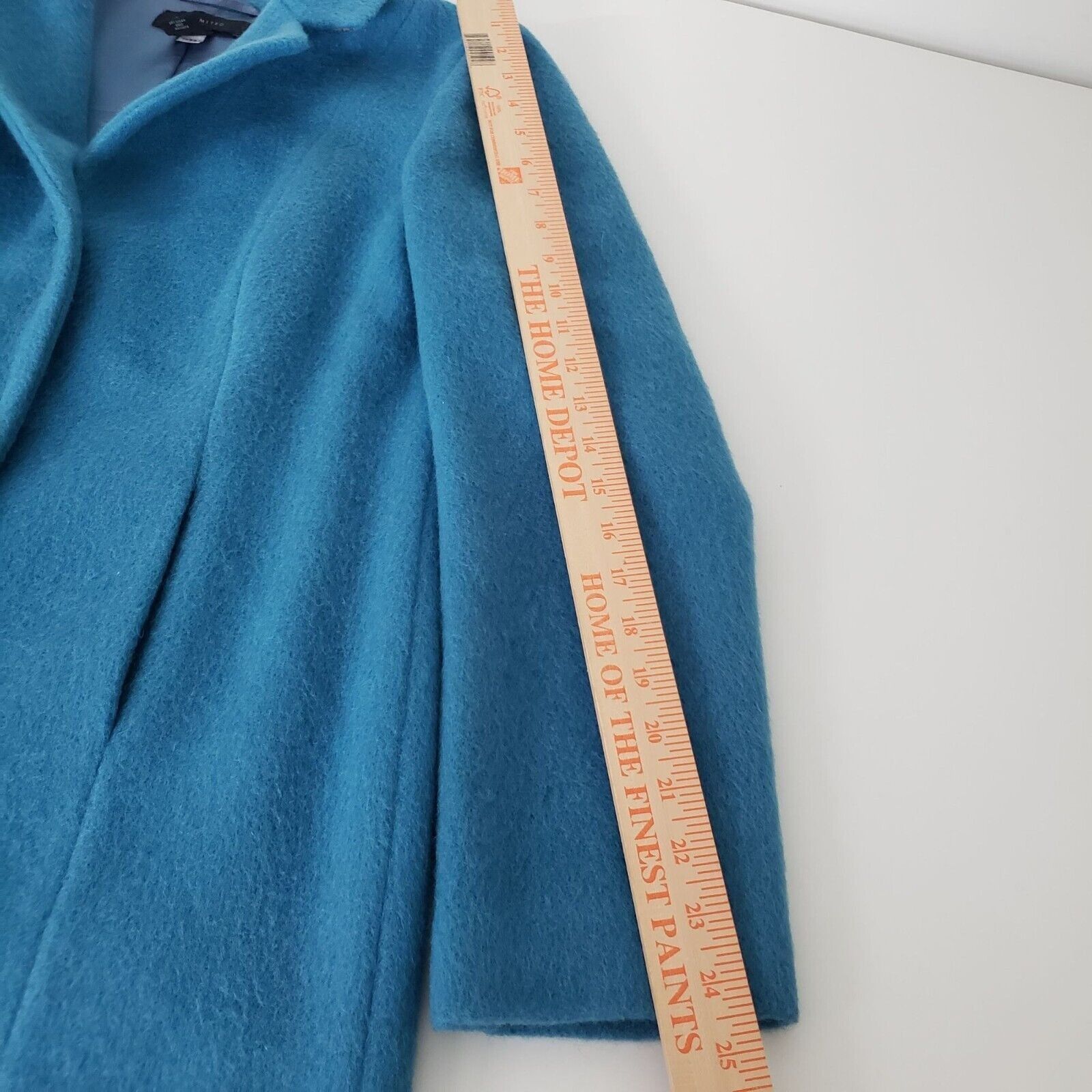 Designer Vintage The Limited Coat Womens Size Medium Blue Wool Mohair Size M / US 6-8 / IT 42-44 - 12 Thumbnail