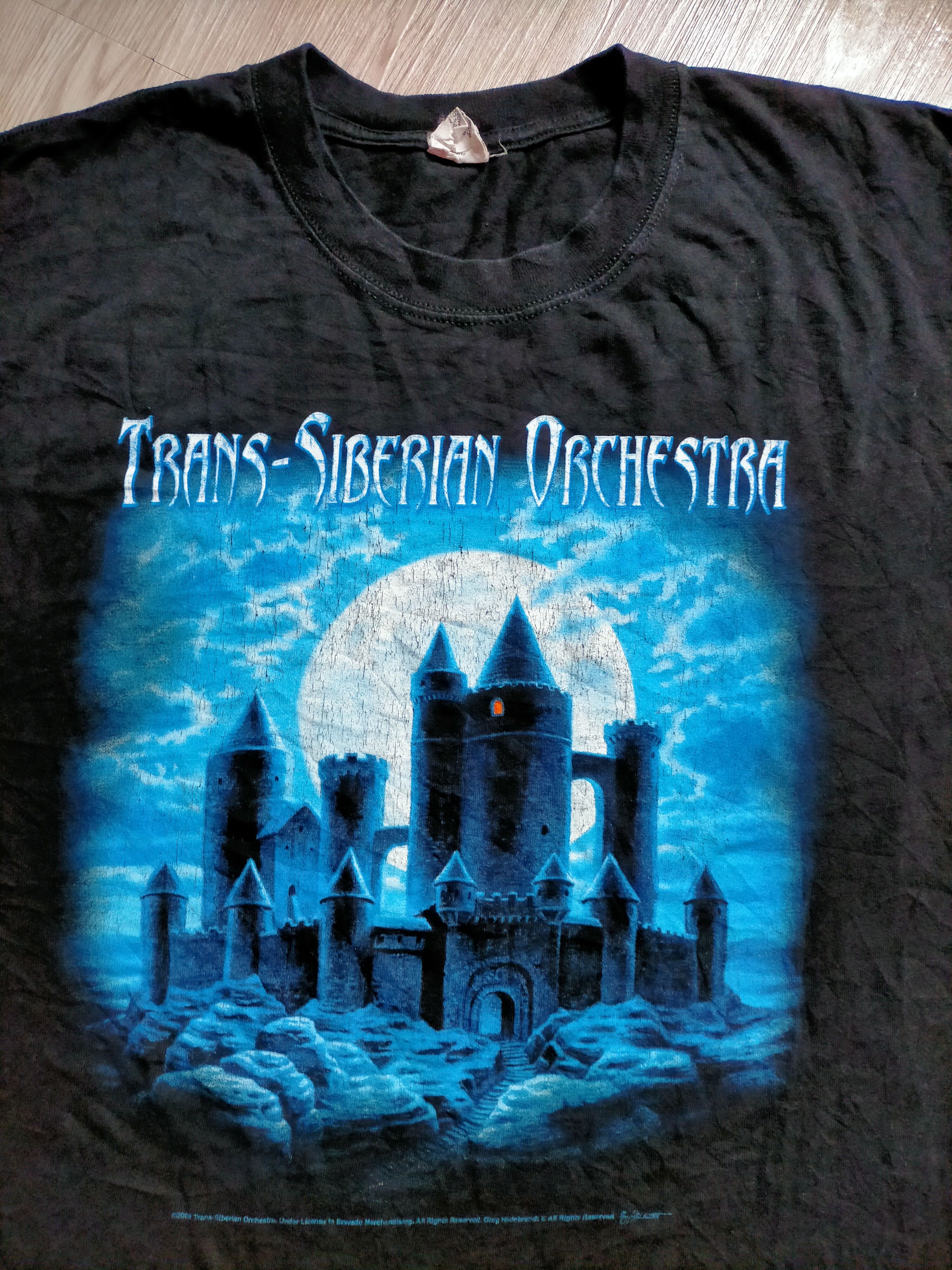 Band Tees × Vintage Vintage 2009 Trans-Siberian Orchestra Band tees Black tee Size US XL / EU 56 / 4 - 1 Thumbnail