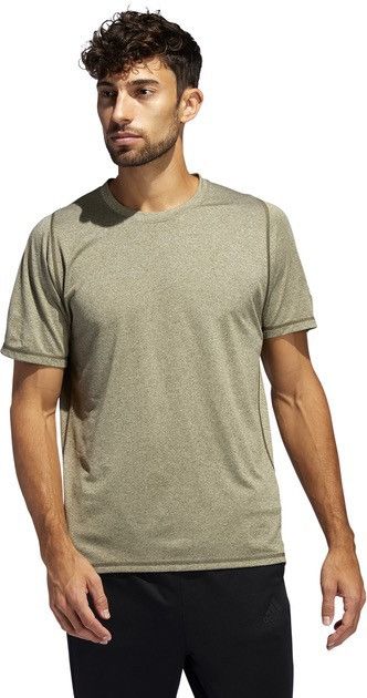 Adidas Adidas Freelift Mens Khaki Short Sleeve Sport Ultimate Tee Size US M / EU 48-50 / 2 - 1 Thumbnail
