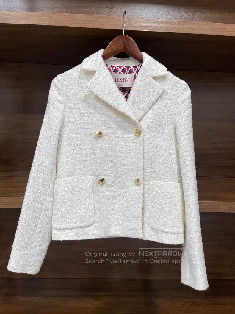 Valentino Valentino Solid color double-breasted blazer Size XS / US 0-2 / IT 36-38 - 1 Thumbnail